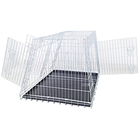 Box per cani zincato Smuss 3 porte 