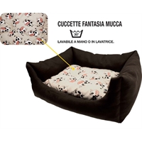 cuccetta divanetto fantasia mucche